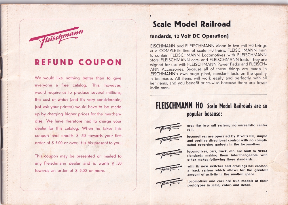 Fleischmann Gesamtkatalog 1955 Abb.3