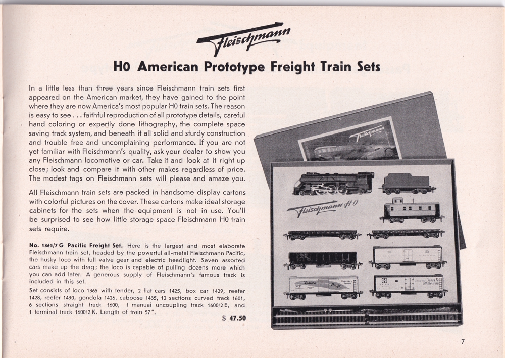 Fleischmann Gesamtkatalog 1956 Abb.4
