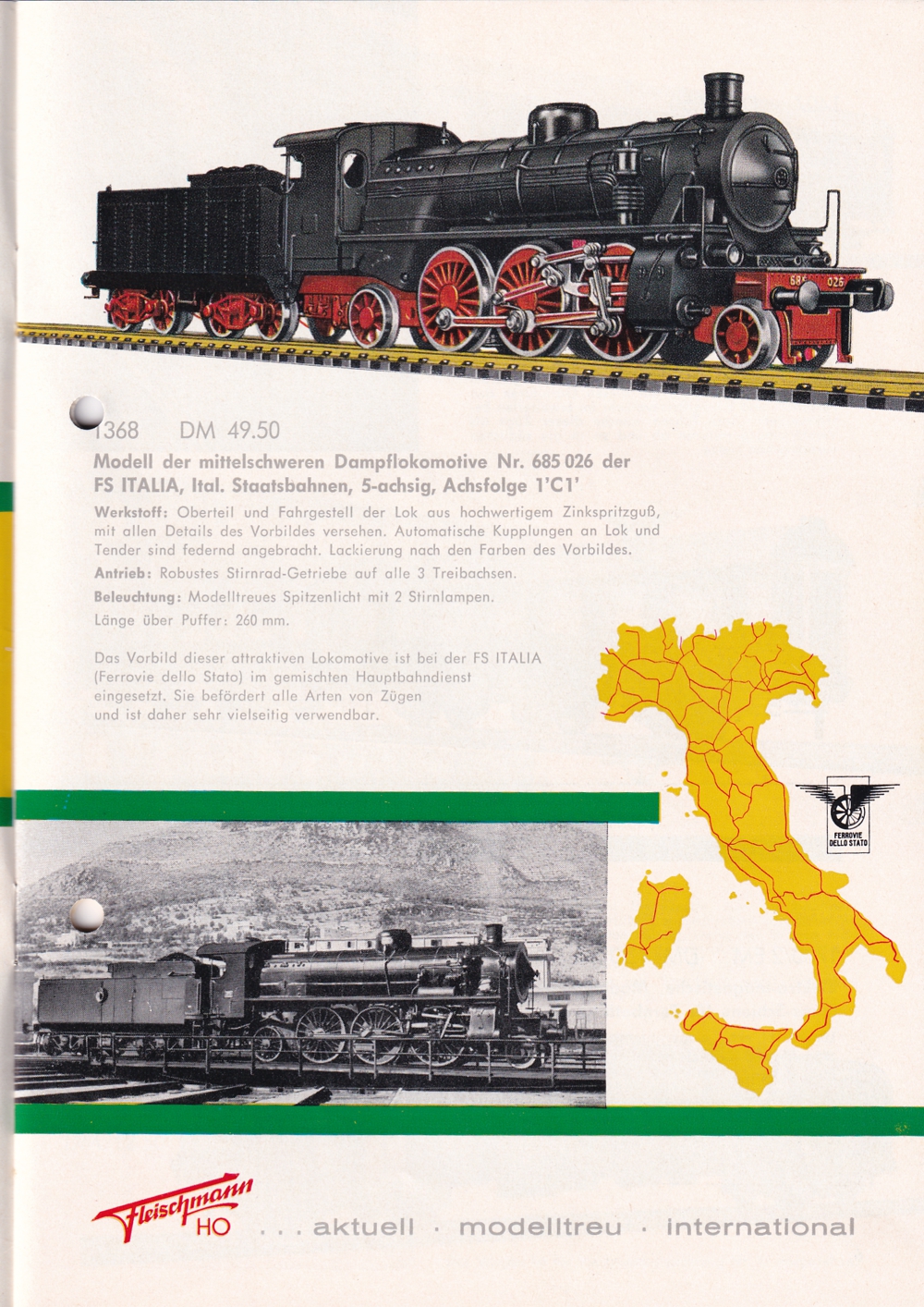 Fleischmann Neuheitenbrosch&uuml;re 1963 Abb.3